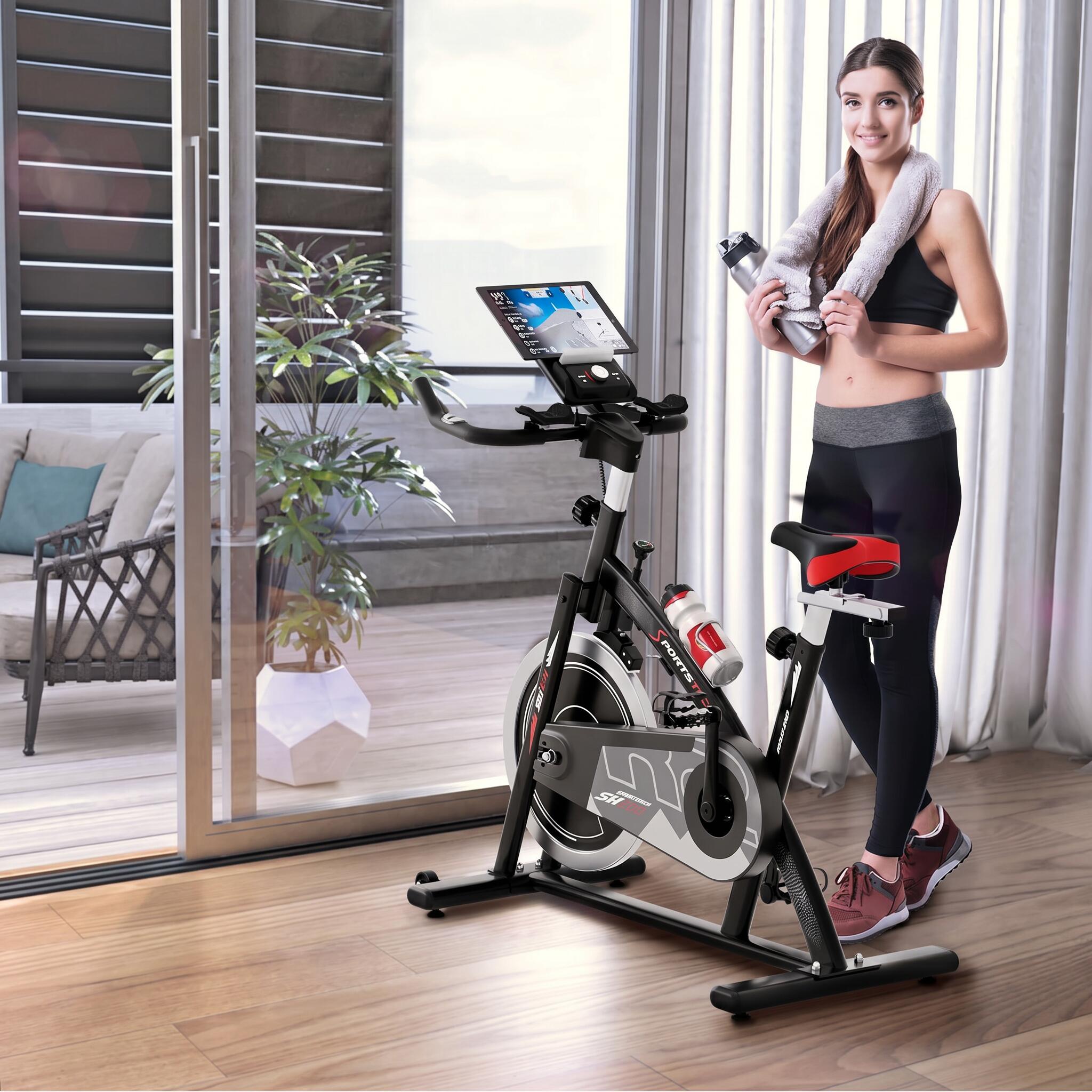 Sportstech Vélo d’Appartement SX200: Application Smartphone, Google Street View 3/7