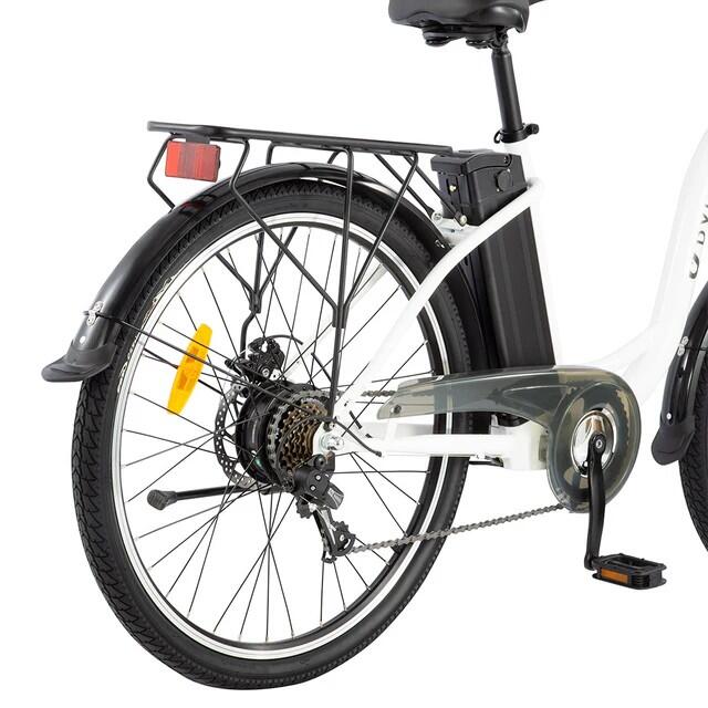 Bicicleta eléctrica DYU C6, neumáticos de 26 pulgadas, batería de 36 V y 12,5 Ah 3/7