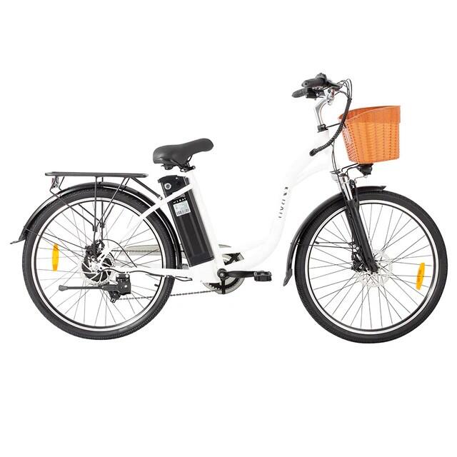 Bicicleta eléctrica DYU C6, neumáticos de 26 pulgadas, batería de 36 V y 12,5 Ah 2/7