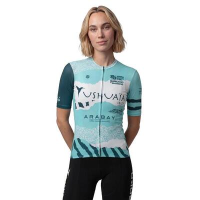 Dames fietsen vuelta a ibiza mtb x siroko wielershirt met korte mouwen vibz 26 m