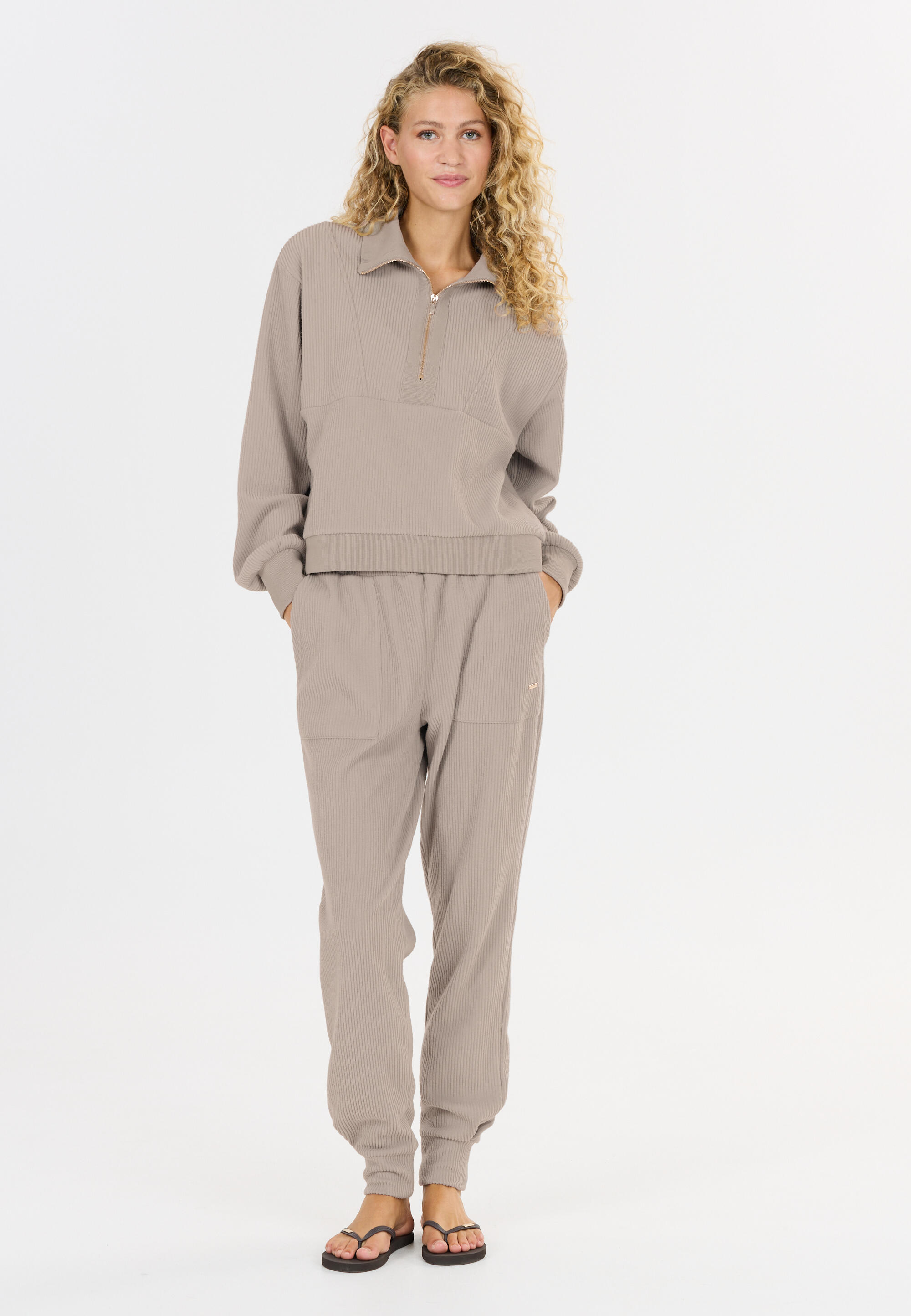 Pull 1/2 zip femme Athlecia Reiley 3/5