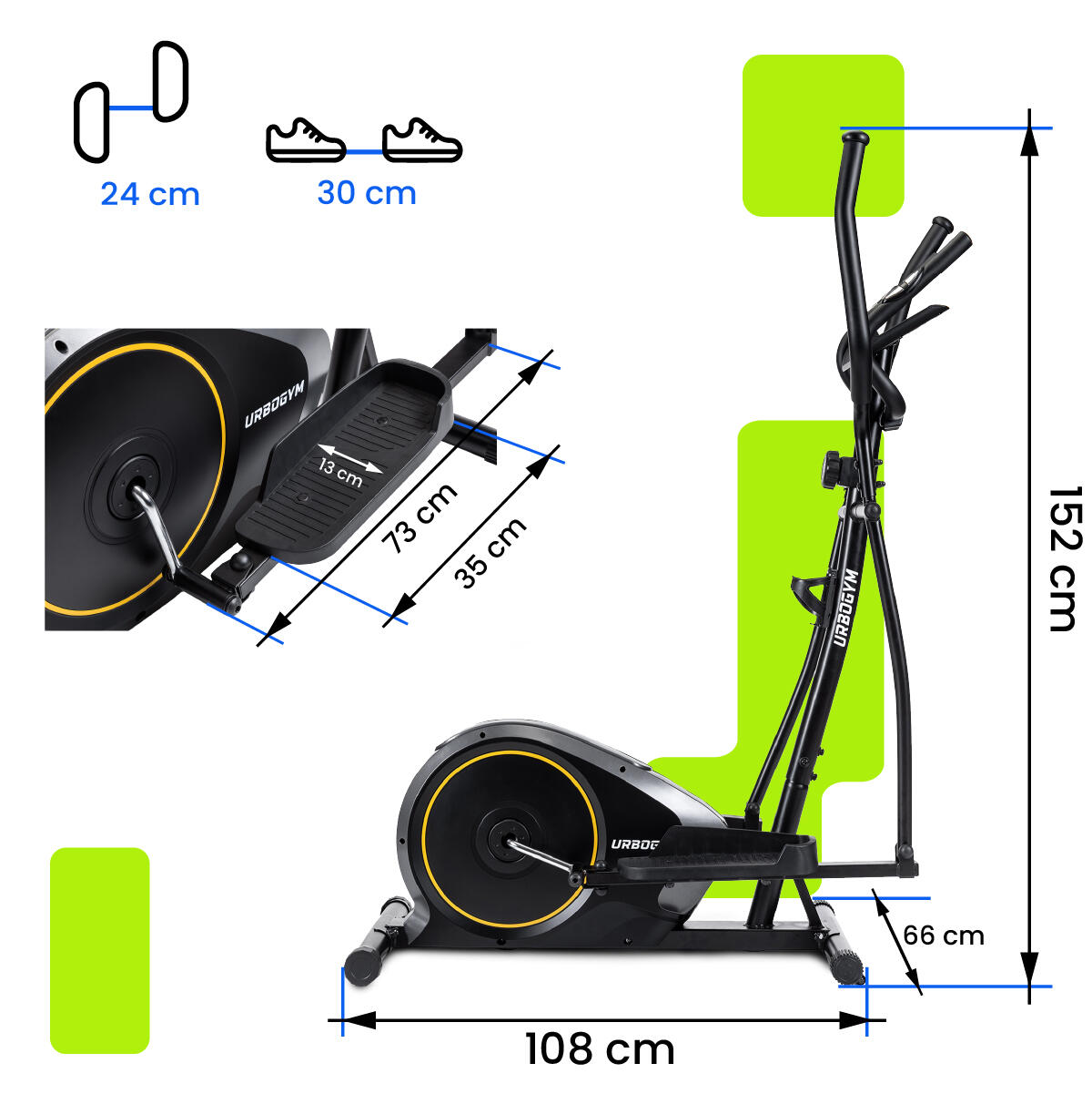 Rower eliptyczny Urbogym Orion 3/7