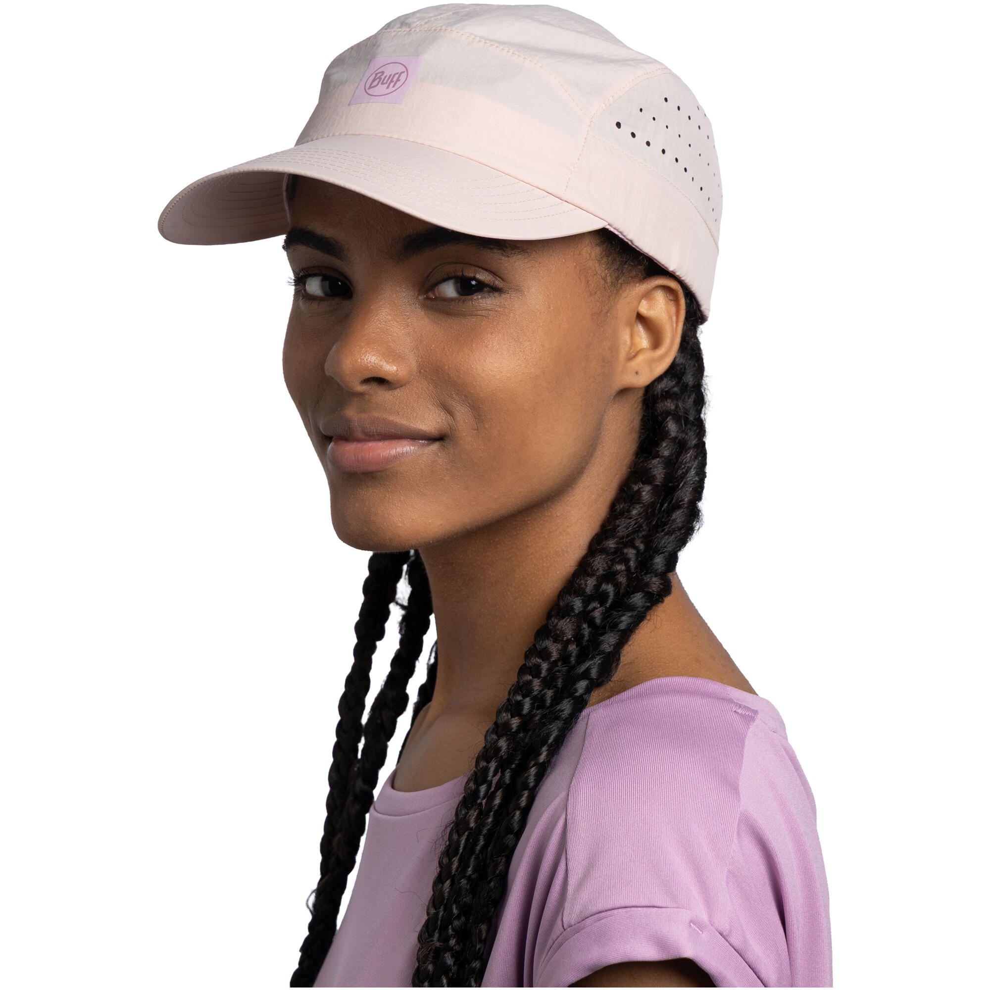 Czapka z daszkiem BUFF SPEED CAP SOLID AZALEA 4/7