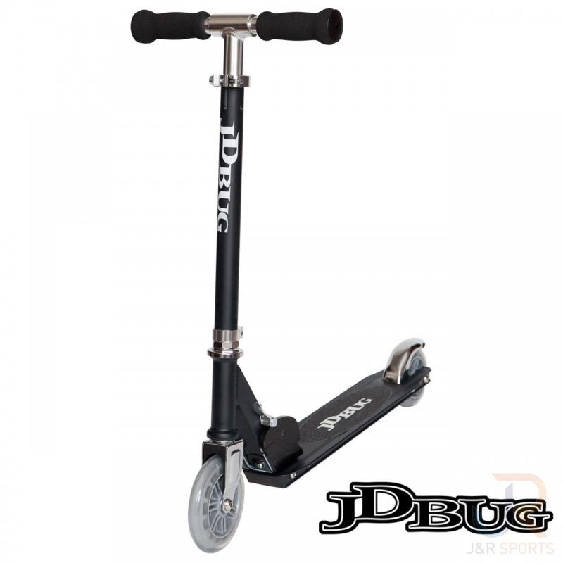 Jr Street Scooter, Lightweight, Folding Kick Scooter - Matt Black