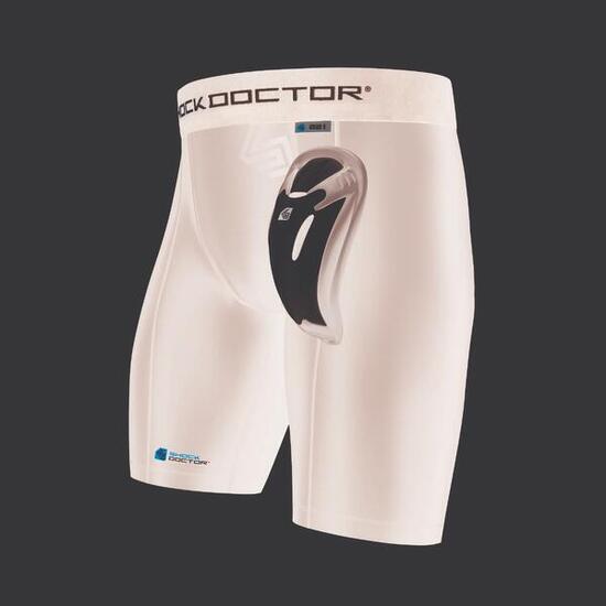 Compressiebroek Shock Doctor avec Bioflex Cup noir