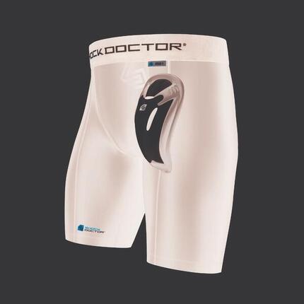 Compressiebroek Shock Doctor avec Bioflex Cup noir