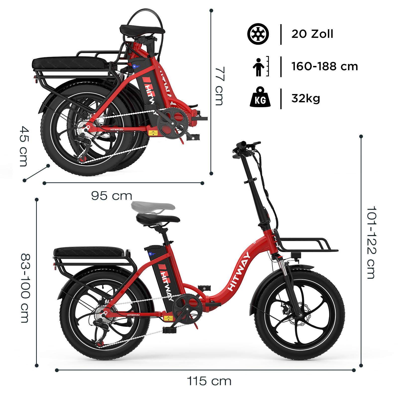 burley fahrradanhänger Bee® - Sicher und komfortabel für Kinder L1m Cube Reaction Hybrid ONE Ventil:Fahrradventil (Dunlop) The trailer is suitable