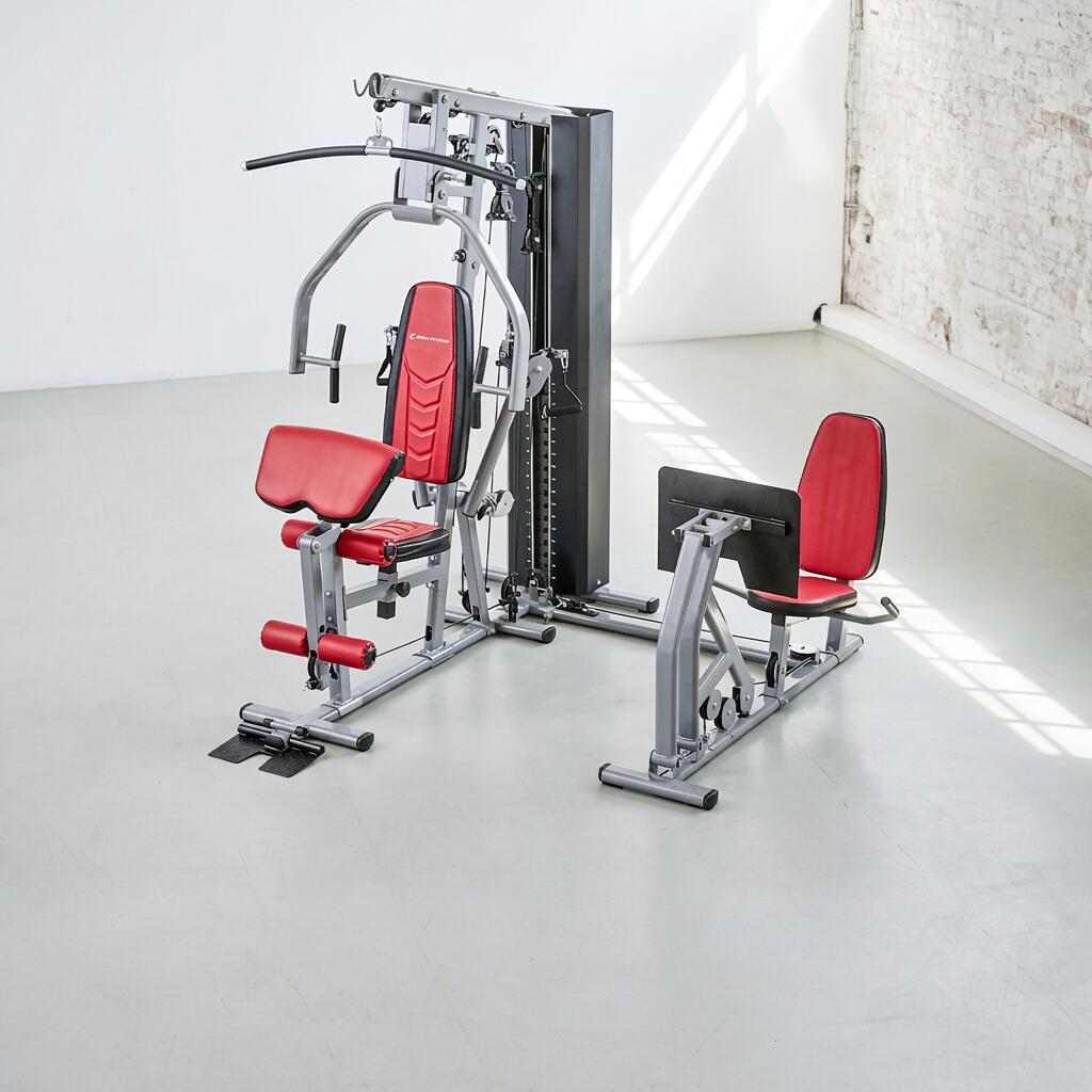 Sportstech Kraftstation HGX300 | 50+ Übungen | Beinpresse | 16 Gewichtsblöcke 5/8