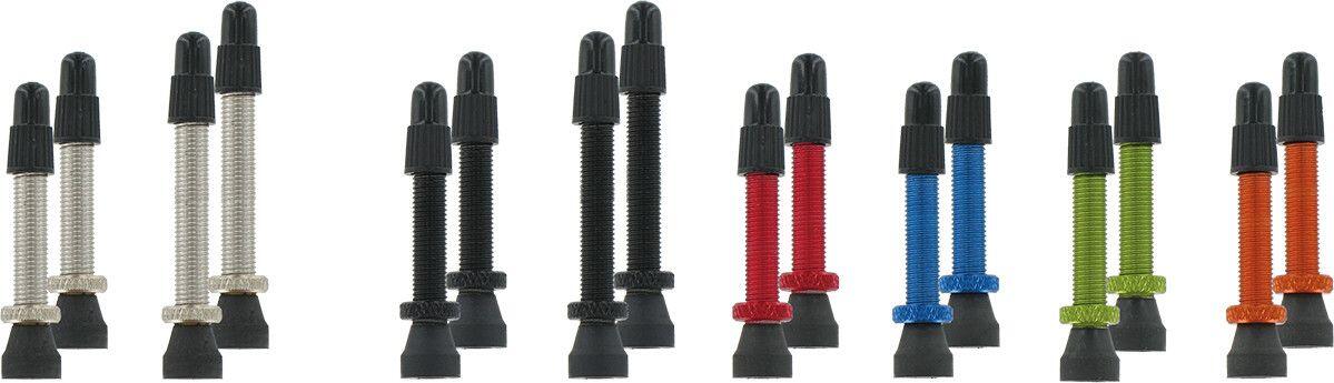 Válvulas Presta de aluminio Var 44 mm Negro 2/3