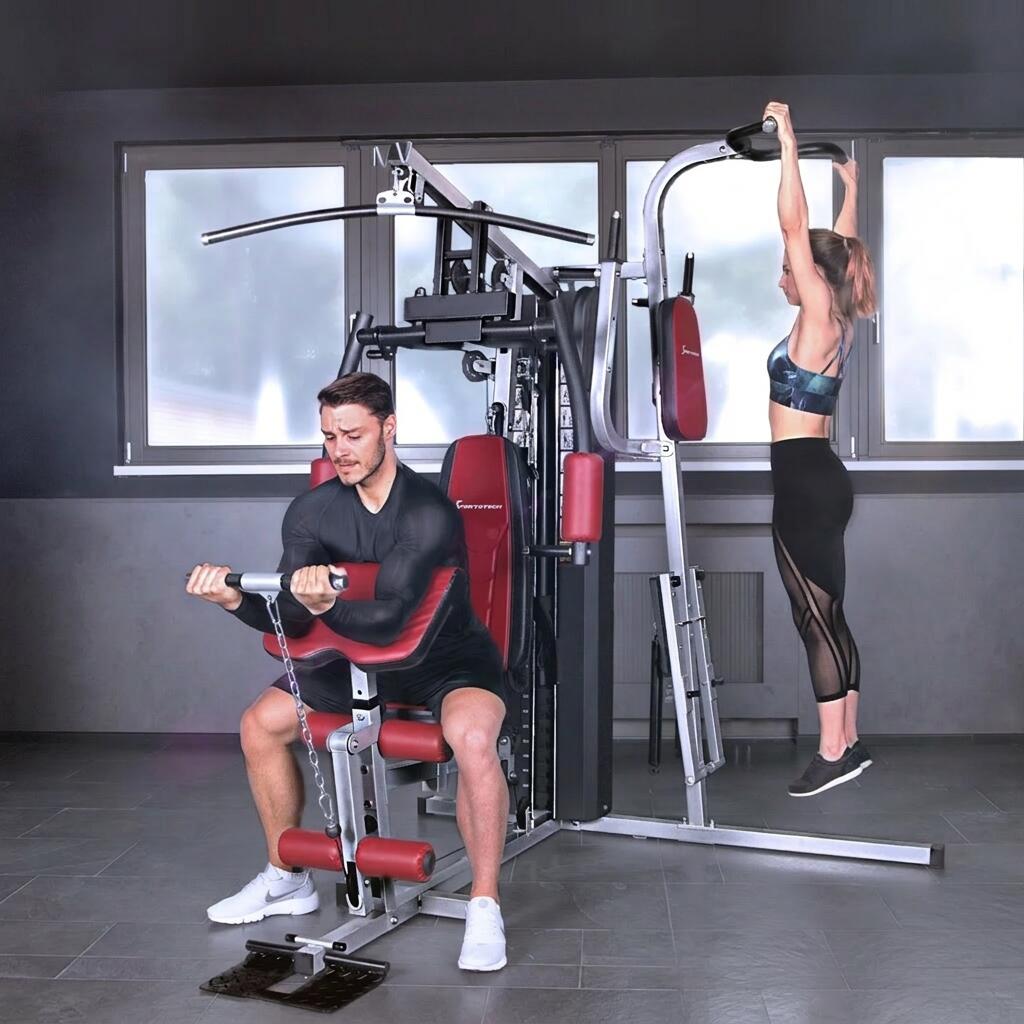 Sportstech HGX200 - Machine multistation Premium pour entrainements variés 4/8