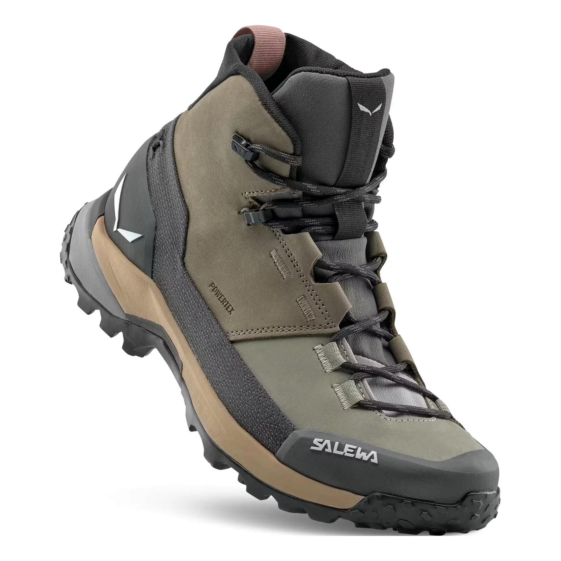 Botas de montaña para mujer Salewa Puez Leather Mid PTX 2/5