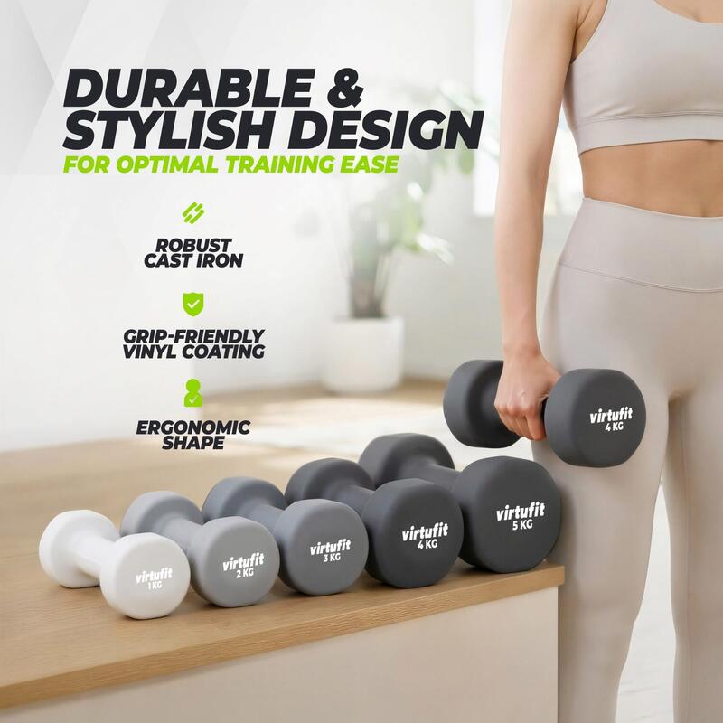 GANTERA VIRTUFIT VINYL PRO- 2 KG- VERDE