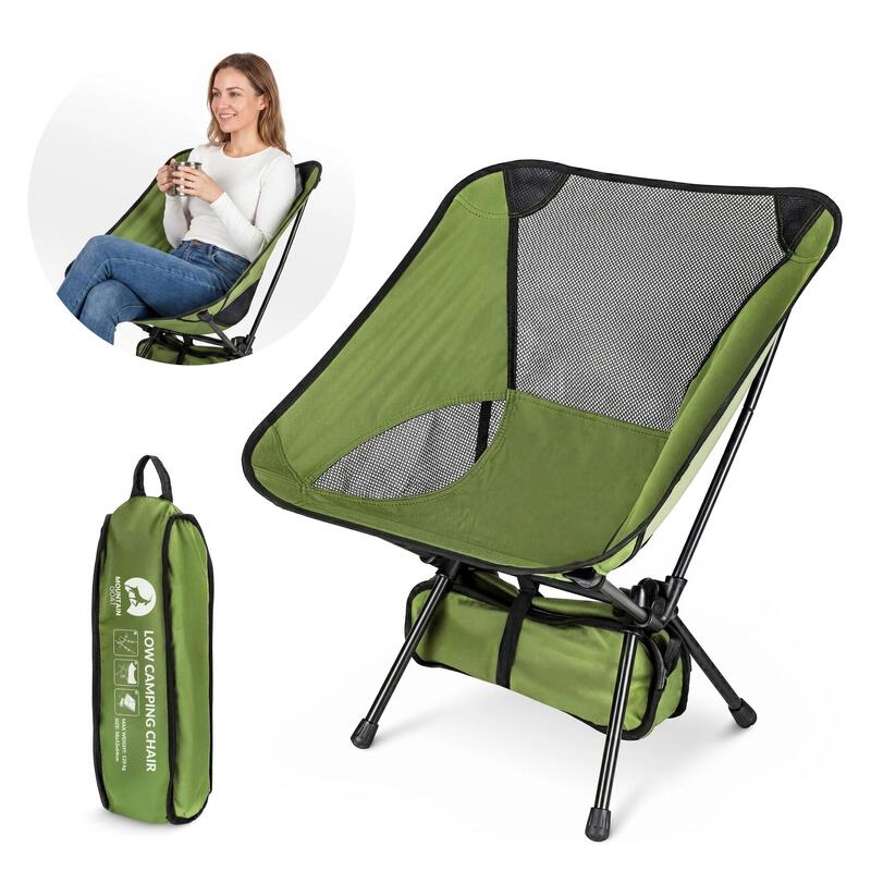 Fotoliu pliabil de camping, model jos – MOUNTAIN GOAT