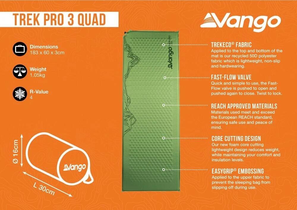 Mata kempingowa jednoosobowa Vango Trek Pro 3 6/6