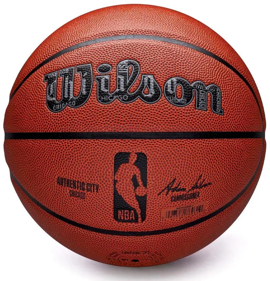 Basketbal Wilson NBA Authentic City Chicago 3/3