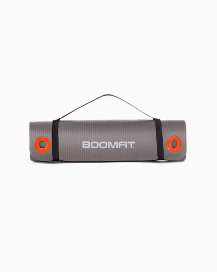 Tapis Pilates NBR 1,5cm Gris - BOOMFIT