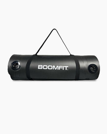 Tapis Pilates NBR 1,5cm Noir - BOOMFIT