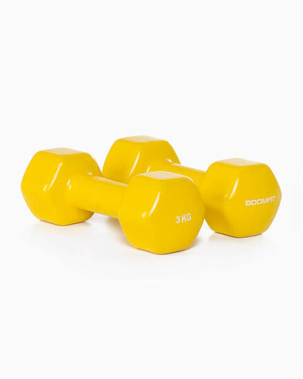 Vinyl Kurzhanteln 3Kg (Paar) - BOOMFIT