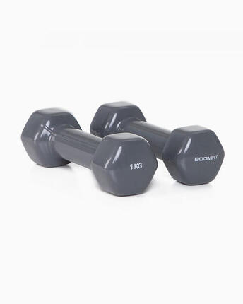 Vinyl Dumbbells 1 kg (Paar) - BOOMFIT