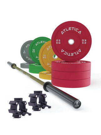 Langhantel Set |Beta Powerlifting | Military Green |Kraft und Präzision