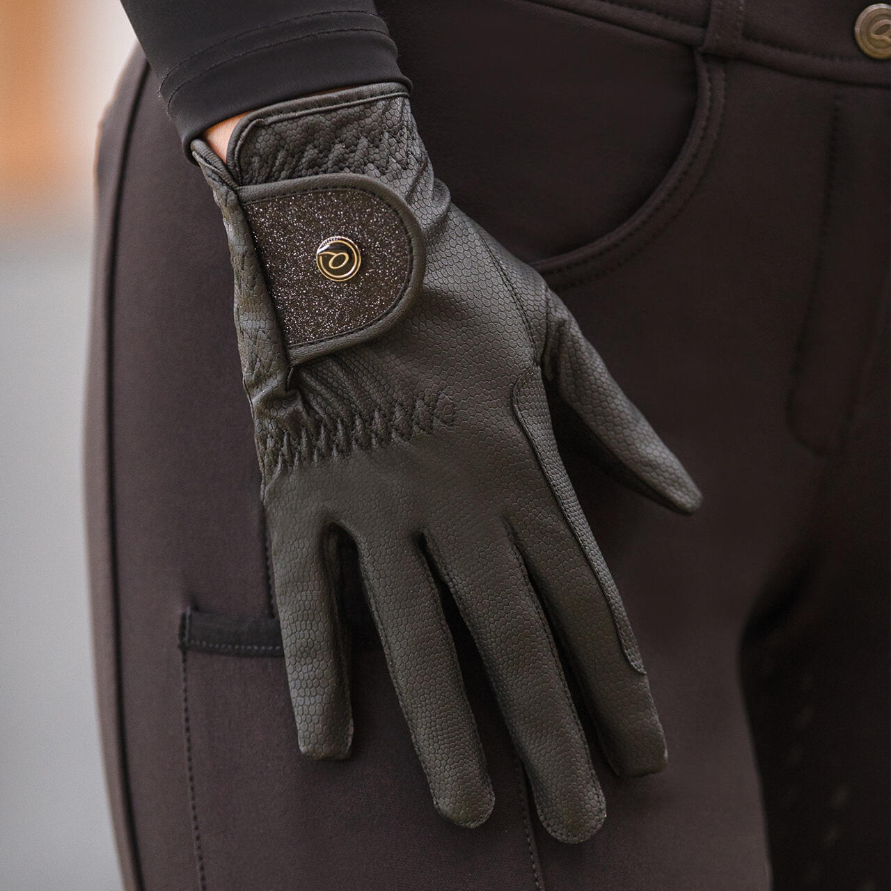 Guantes de montar QHP Glitz 4/4