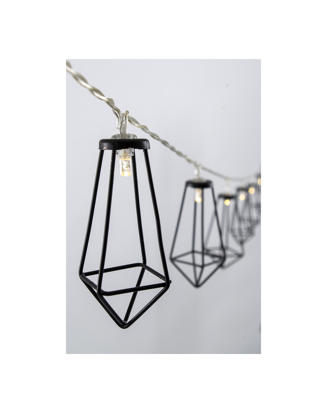 Industrial - Lichtketting - Galvin - 10 Lichten - 5 Lumen - Zwart 2/5