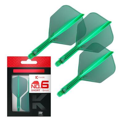 K flex geïntegreerde flights en shafts no.6 medium 33mm