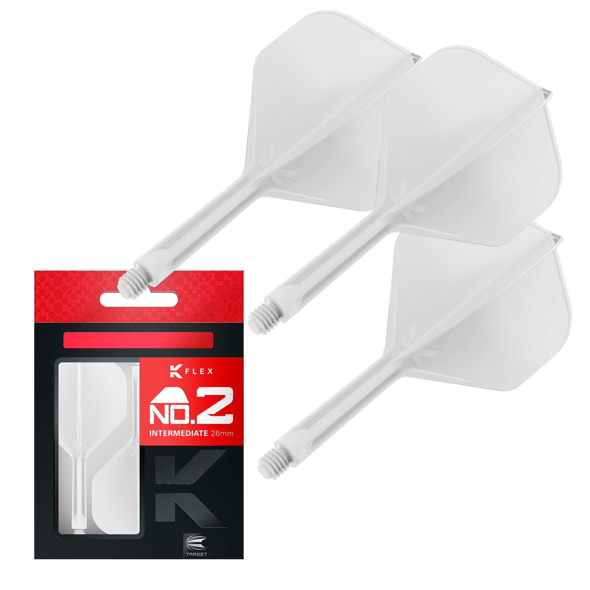 Fluturas si tija intr-o bucata Target K-Flex, alb, fluturas No2