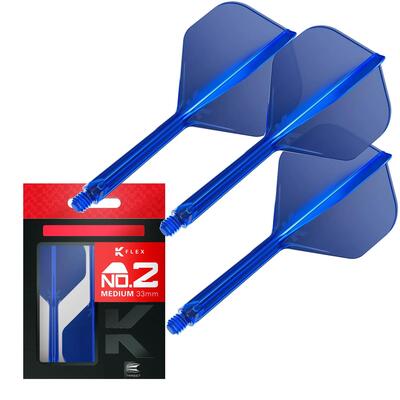 K-flex geïntegreerde dartflights en shafts no.2 - 33mm