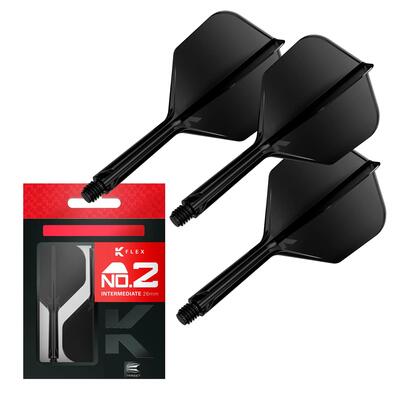 K-flex geïntegreerde dartflights en shafts no.2 - 33mm