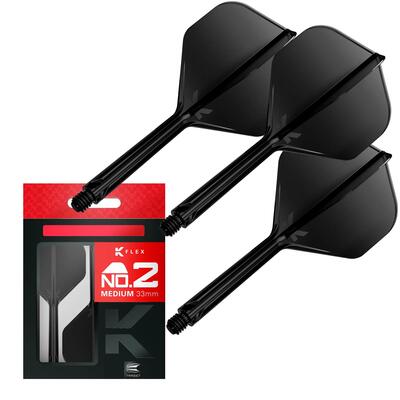 K-flex geïntegreerde dartflights en shafts no.2 - 33mm