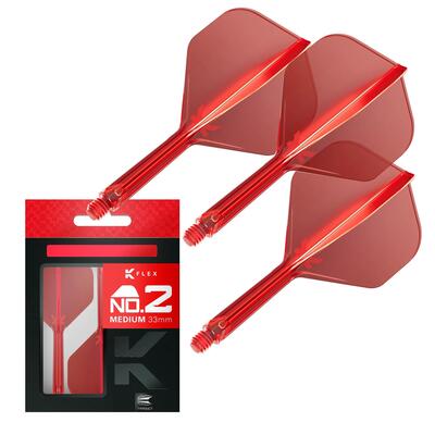 K-flex geïntegreerde dartflights en shafts no.2 - 33mm