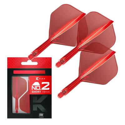 K-flex geïntegreerde dartflights en shafts no.2 - 33mm
