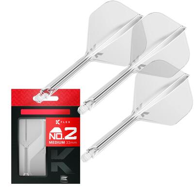 K-flex geïntegreerde dartflights en shafts no.2 - 33mm