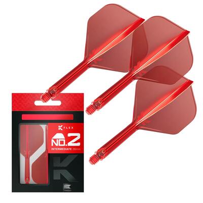 K-flex geïntegreerde dartflights en shafts no.2 - 33mm