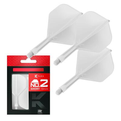 K-flex geïntegreerde dartflights en shafts no.2 - 33mm