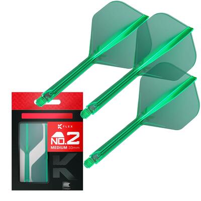 K-flex geïntegreerde dartflights en shafts no.2 - 33mm