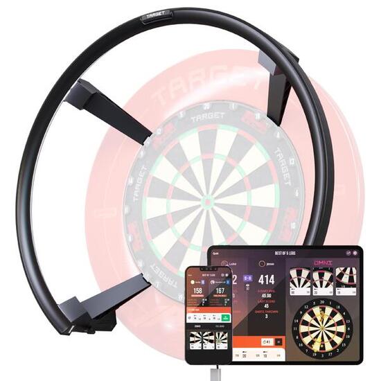 Omni Dartscheiben-Kamera mit automatischer Punktezählung und LED-Ring