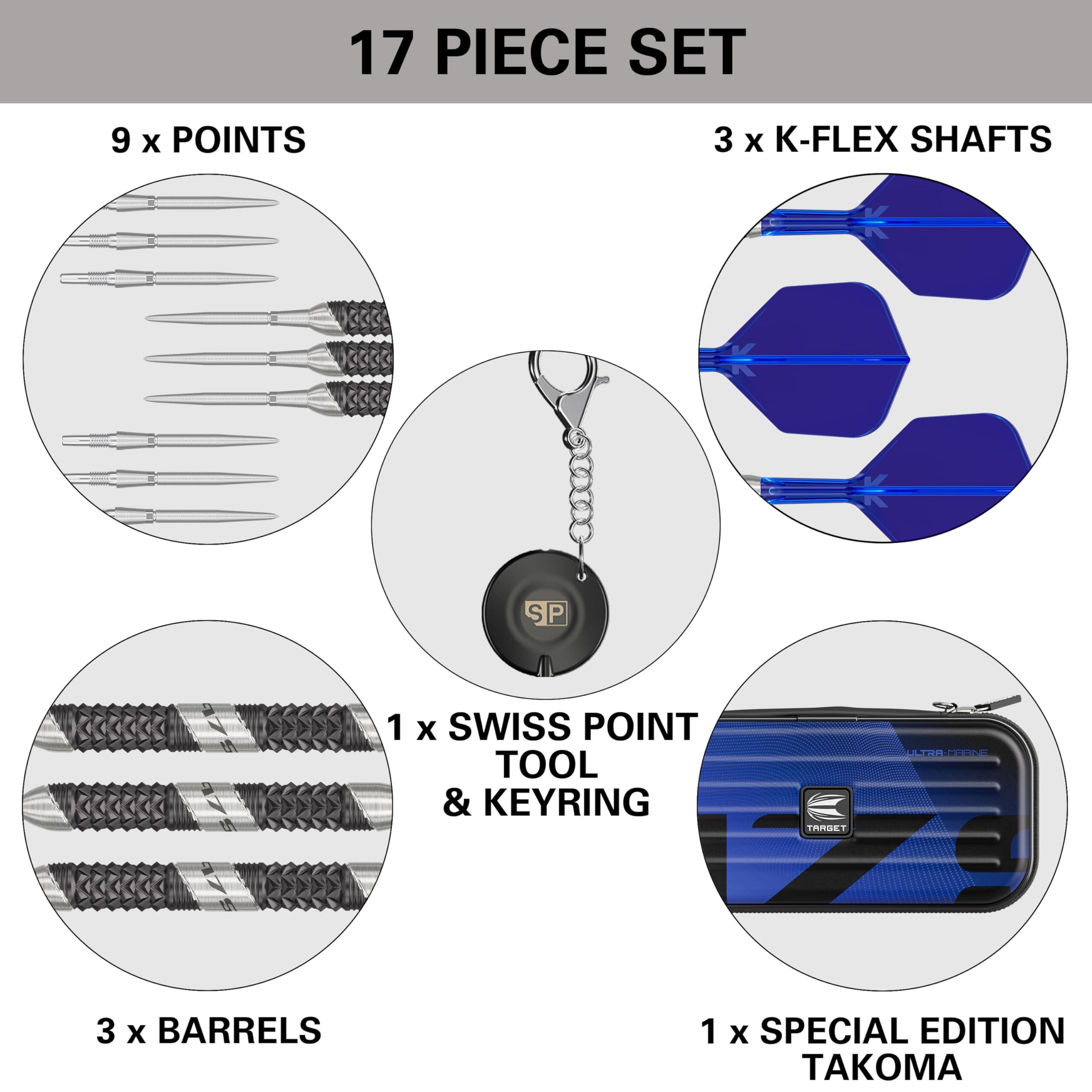 Set de fléchettes acier 975 Ultra Marine 97,5% tungstène 4/6