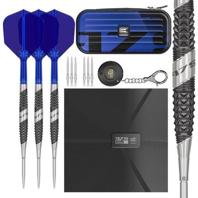 975 ultra marine steel tip darts set met swiss point systeem