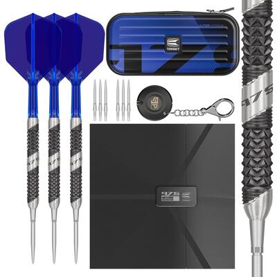 975 ultra marine steel tip darts set met swiss point systeem