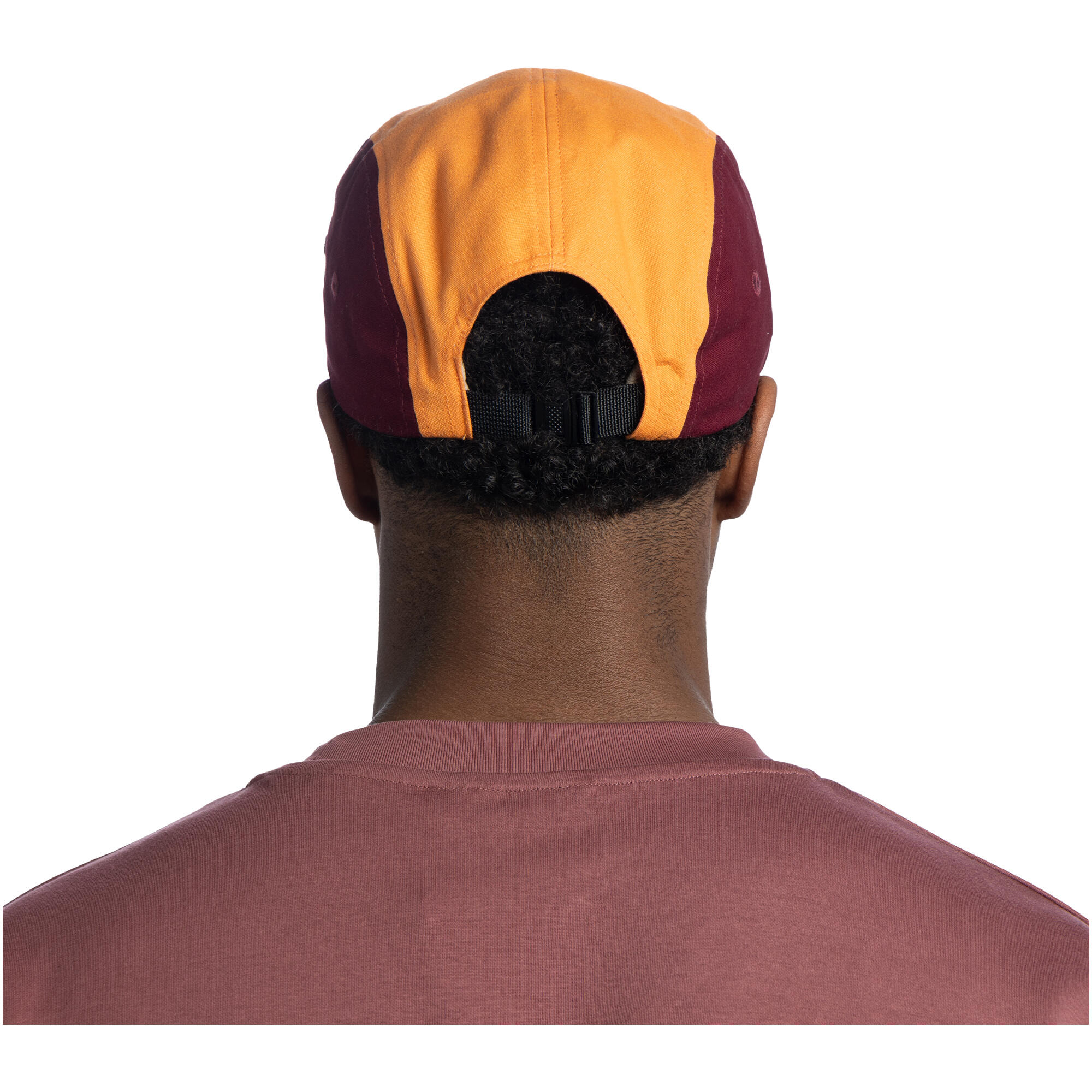 Gorra 5 Panel Venture Cap Unisex Buff Blanco 4/7