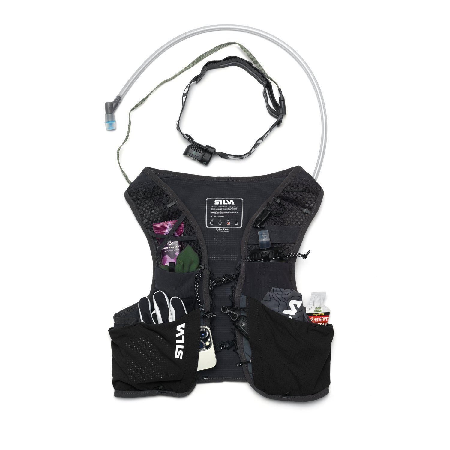 Plecak do biegania Strive 5 Vest czarny 5/7