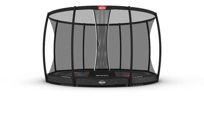 Trampoline elite inground 430 + veiligheidsnet dlx xl grijs