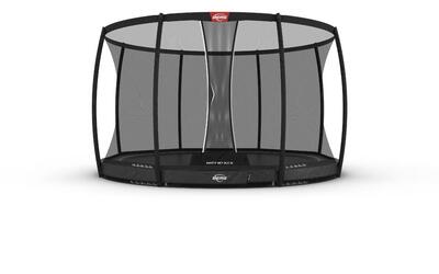 Trampoline elite inground 430 + veiligheidsnet dlx xl grijs