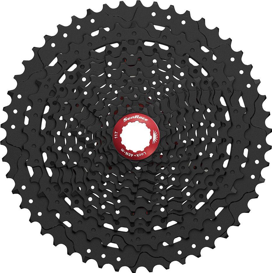 SUNRACE CS-MX80 Cassette negro de 11 velocidades para MTB 2/4