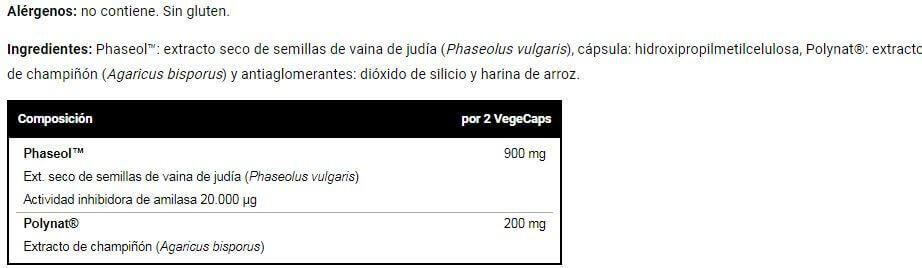 Bloqueador de Carbohidratos y grasas Quemagrasas Total Blocker 90 Caps Vitobest 3/4