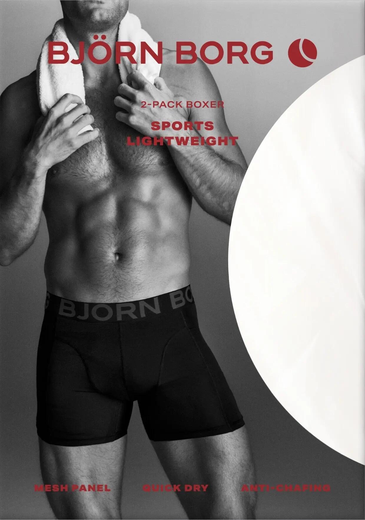 Björn Borg short 2 Sports lightweight black heren 4/4