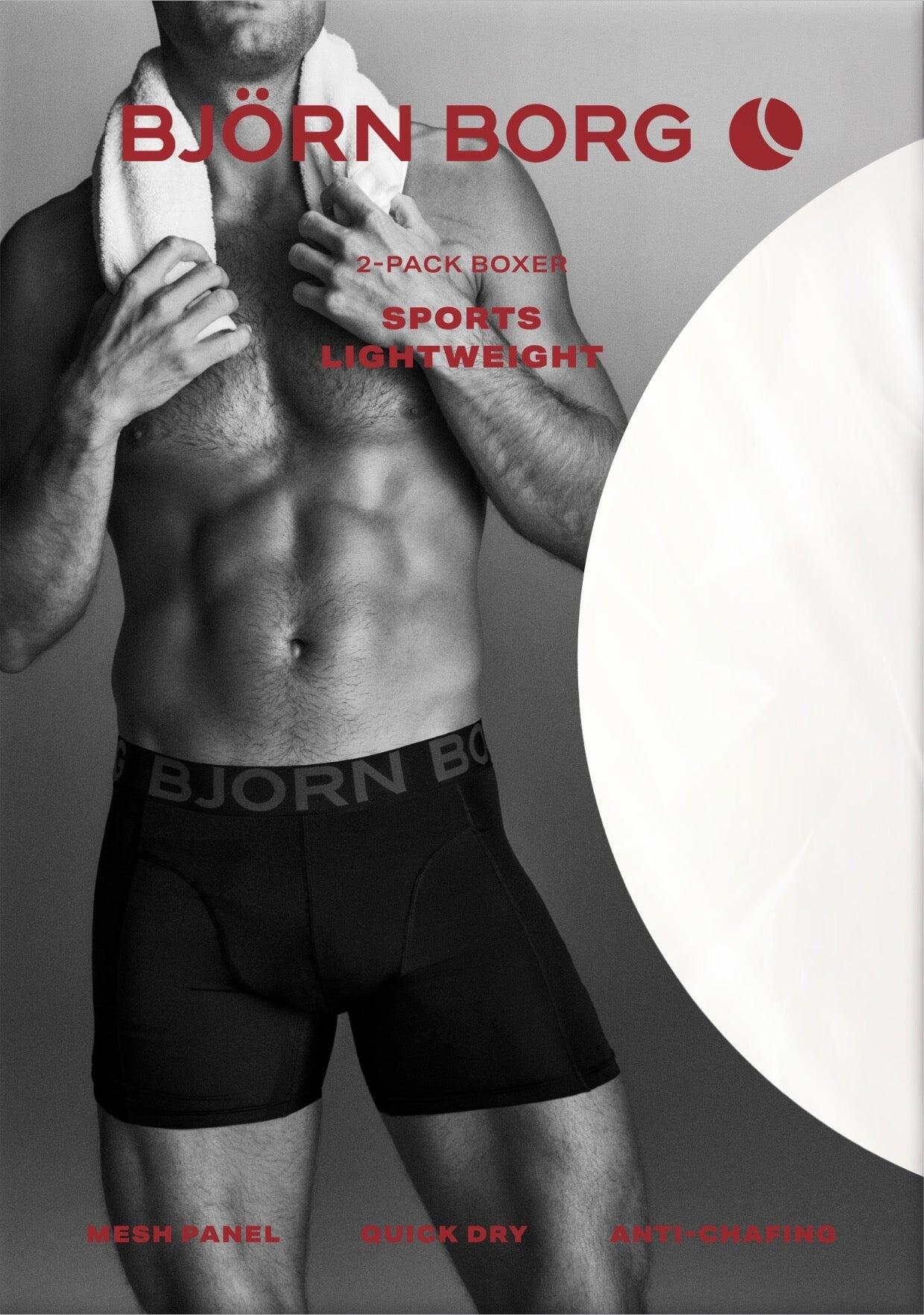 Björn Borg short 2 Sports lightweight black heren 4/4