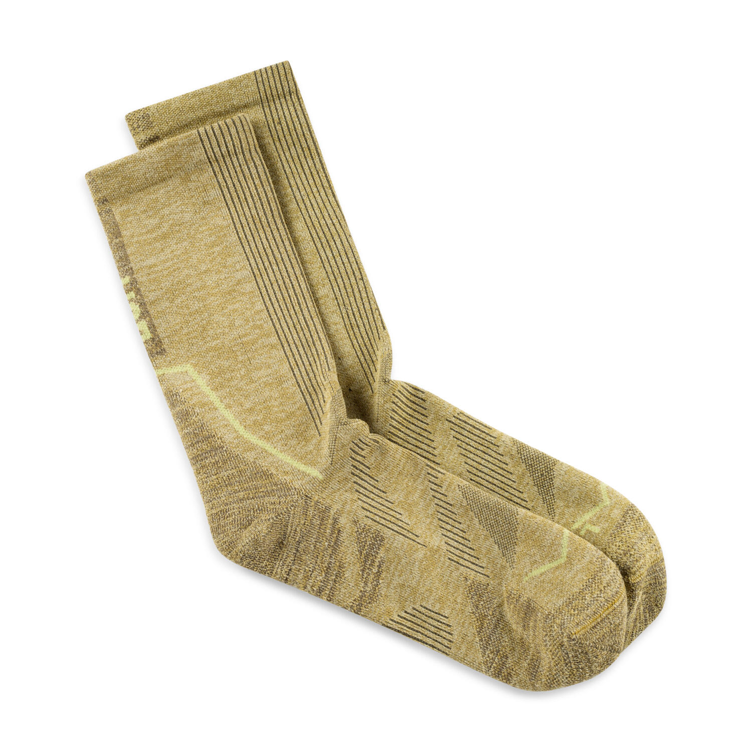 Chaussettes mid DryFlx® Unisex Buff Vert S 2/4